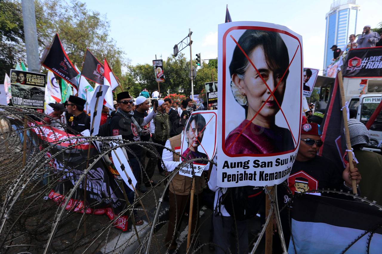 Aksi Solidaritas Rohingya...