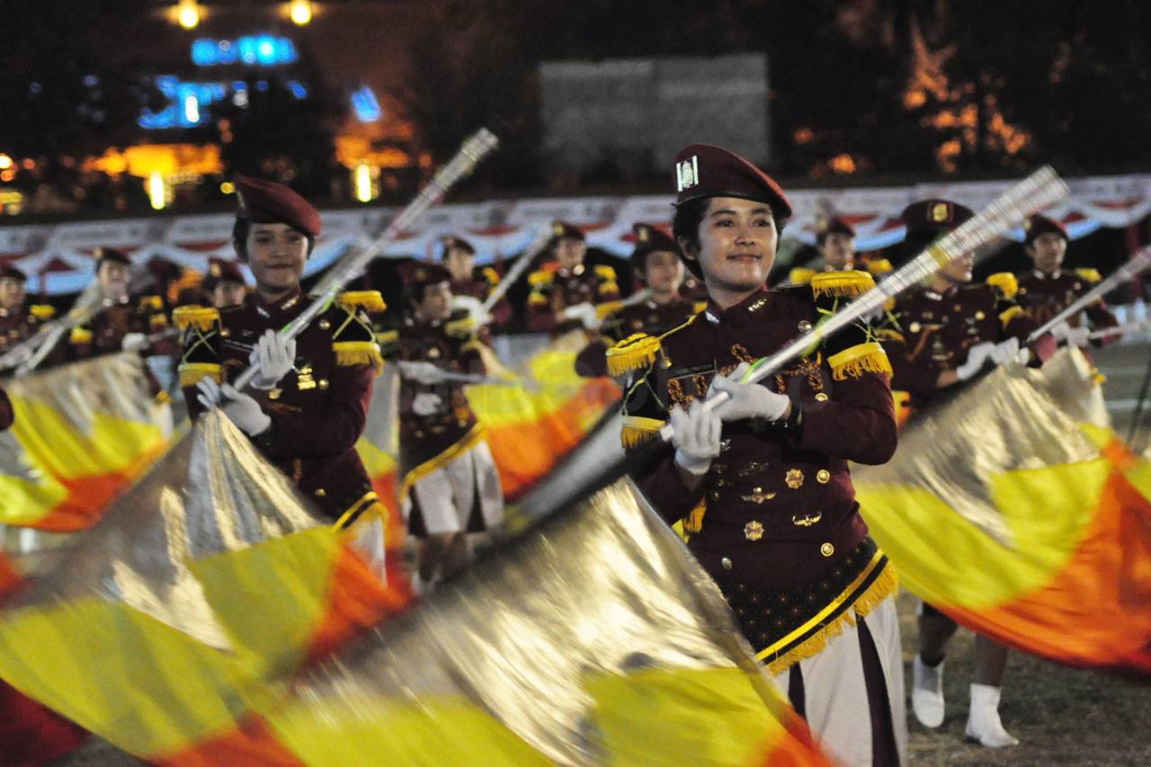 Atraksi Drumband Meriahkan...
