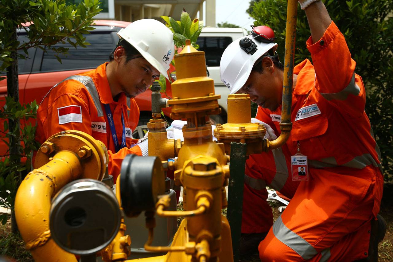 Pelanggan PGN di Bogor...