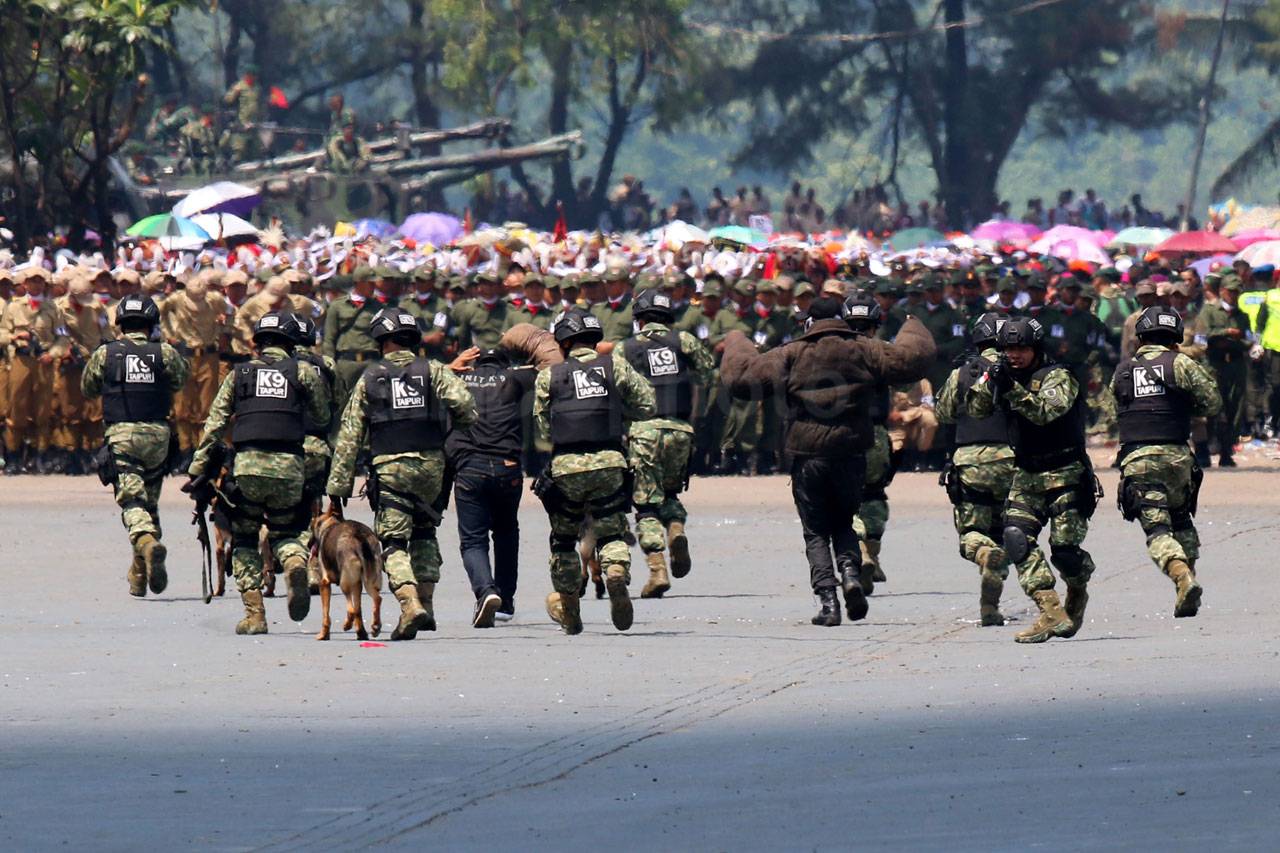 Prajurit TNI Gagah Berani