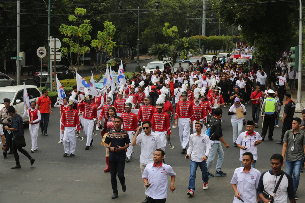 Pawai Partai Perindo...