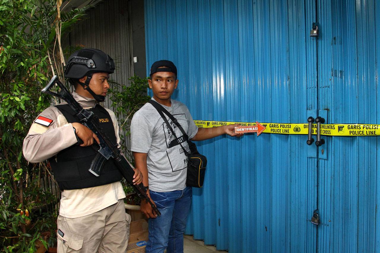 Polisi Lakukan Rekonstruksi...