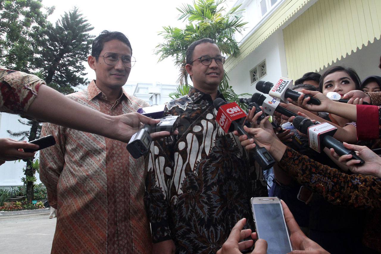 Anies-Sandi Temui Presiden...