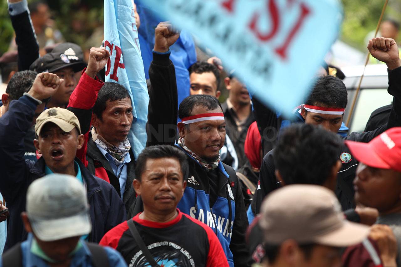 Buruh DKI Jakarta Tagih...