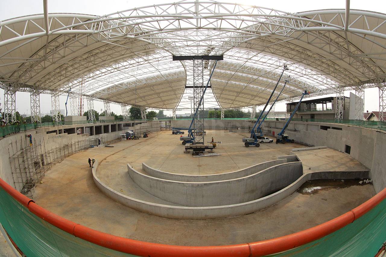 Pengerjaan Venue Balap...