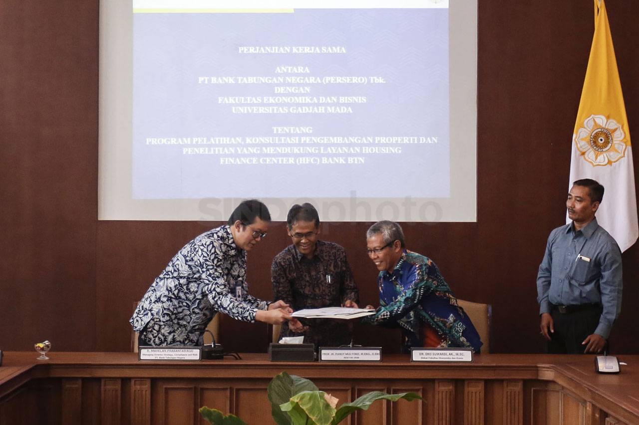 Kerjasama BTN dan UGM...