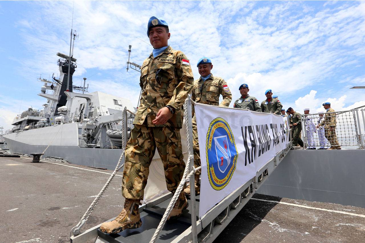 Satgas Maritim TNI KONGA...