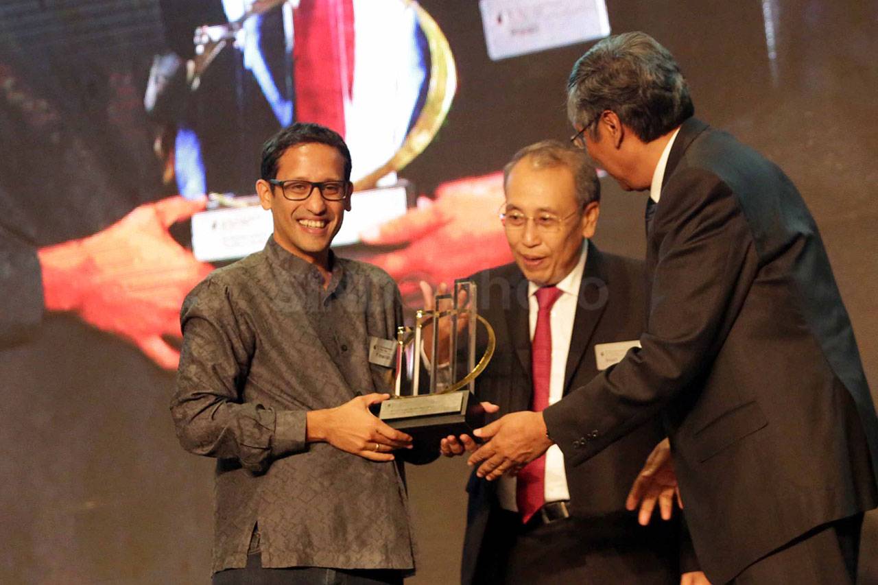 CEO Gojek Nadiem Makarim...