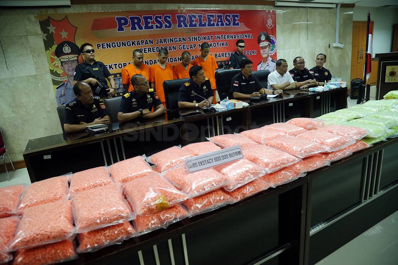 600 Ribu Ekstasi Diamankan...