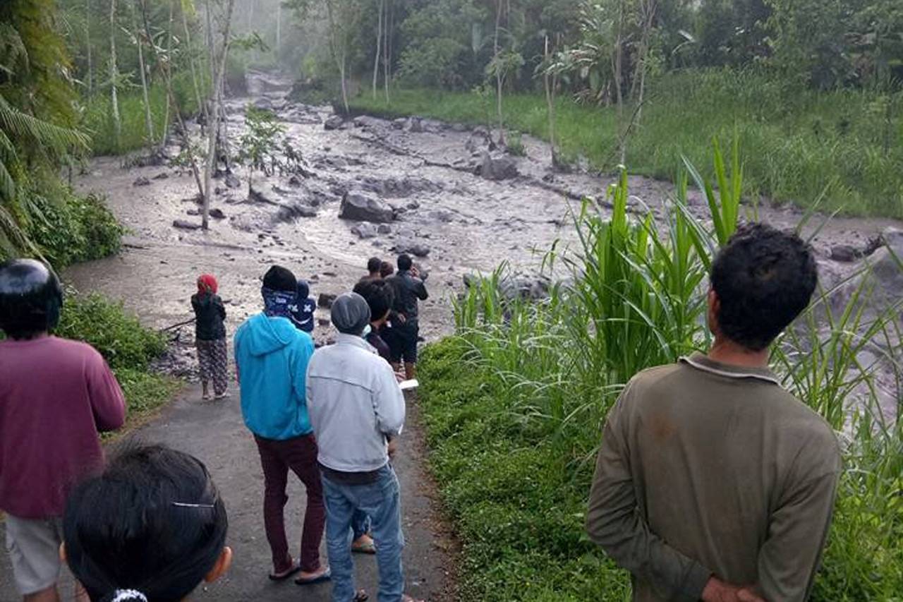 Penampakan Lahar Dingin...