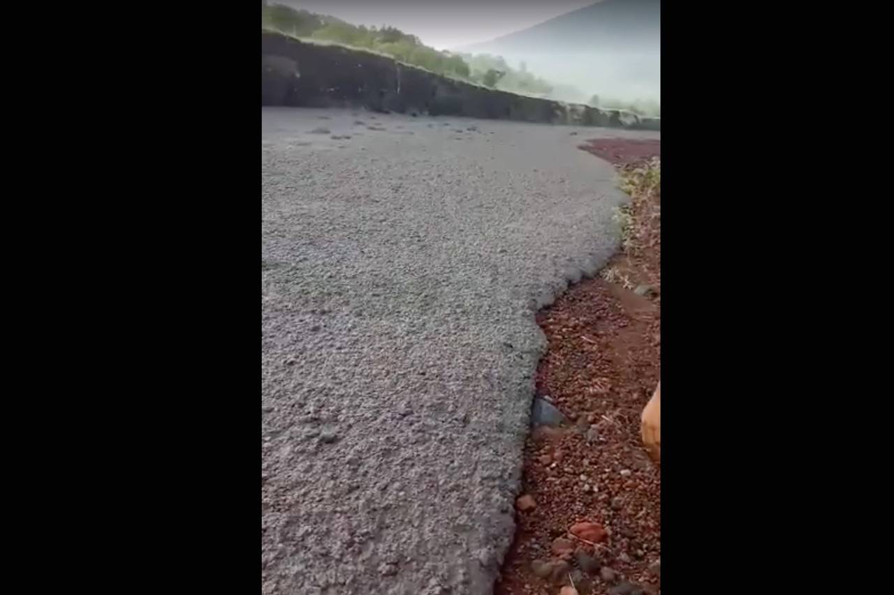 Penampakan Lahar Dingin...