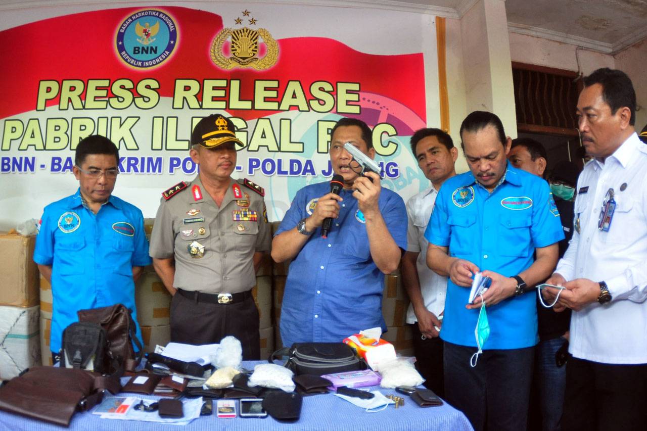 BNN Rilis Barang Bukti...