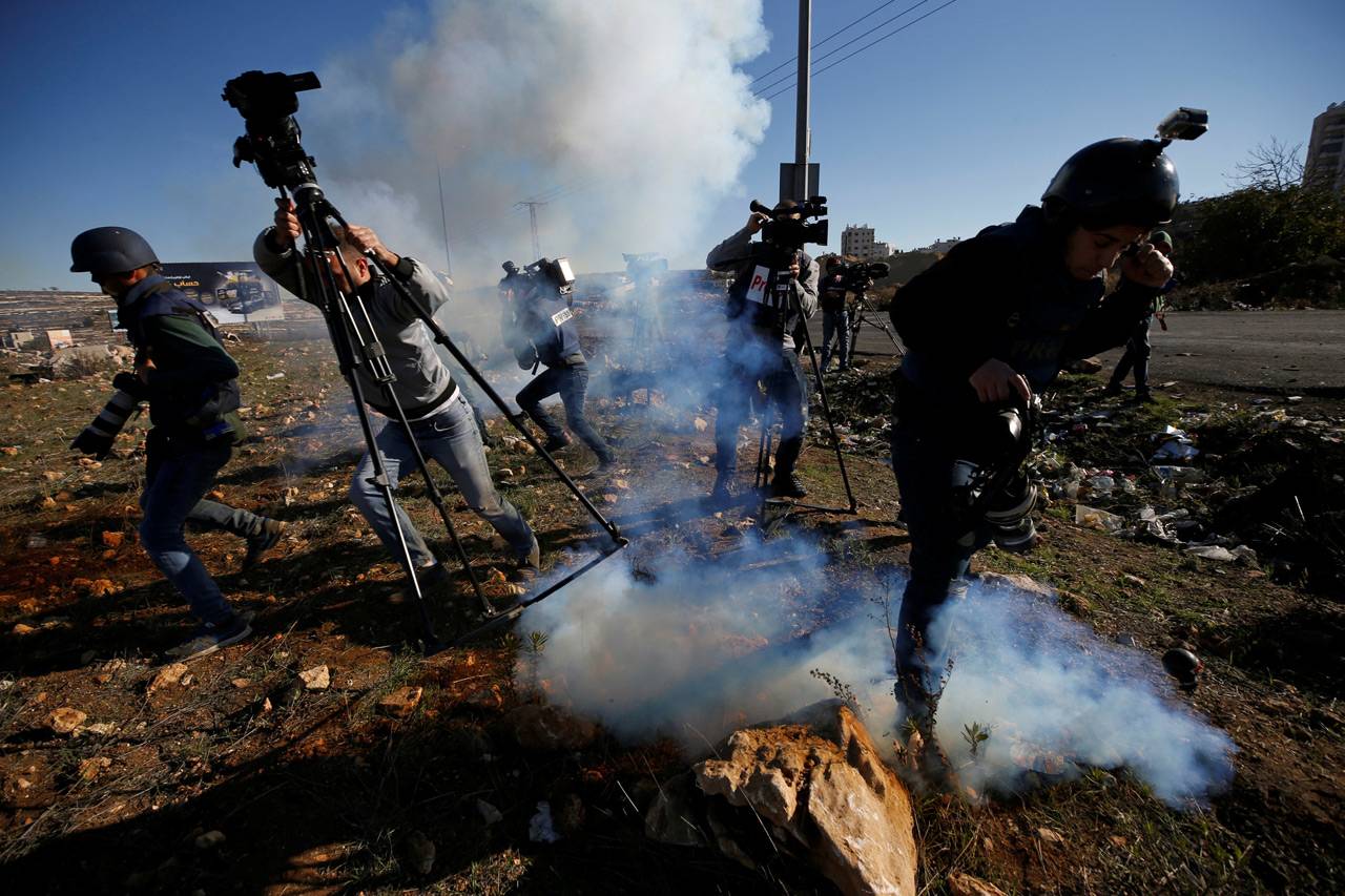 Protes AS, Warga Palestina...
