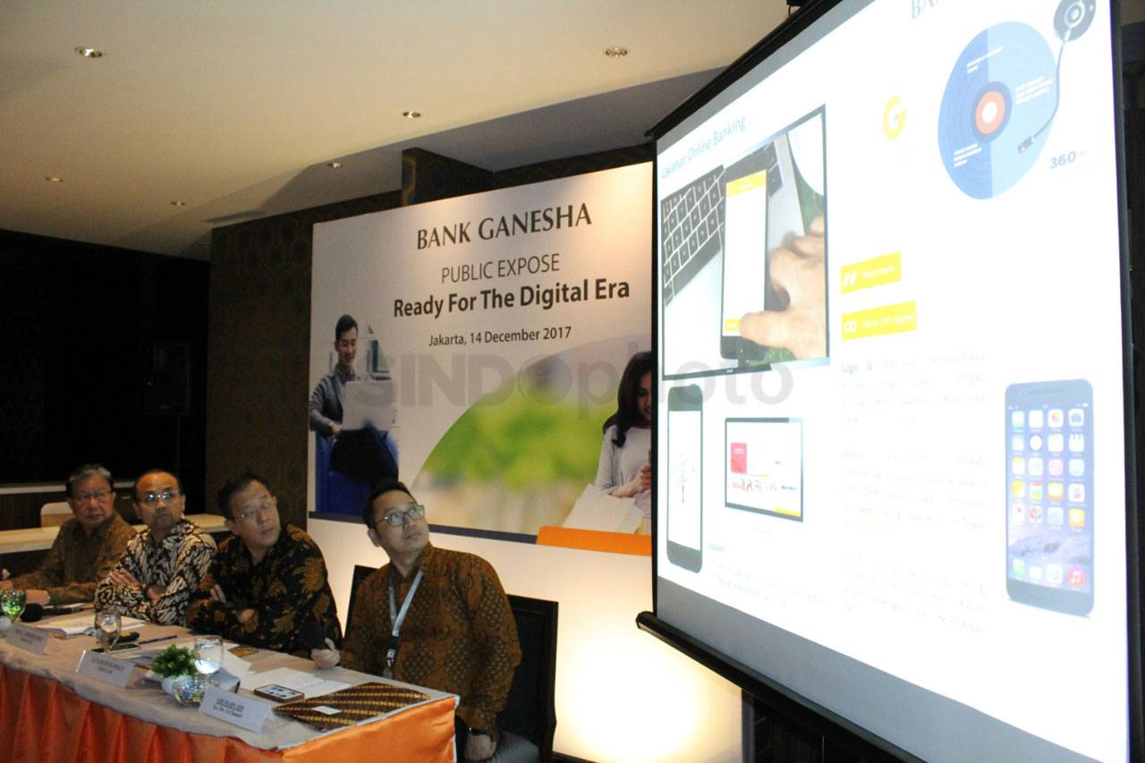 Bank Ganesha Raih Laba...