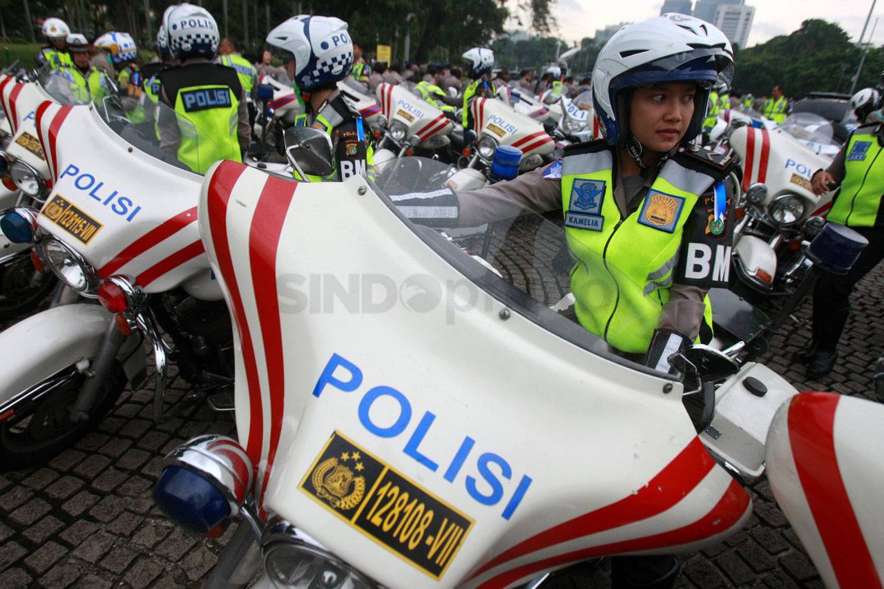 Polri-TNI Gelar Apel...