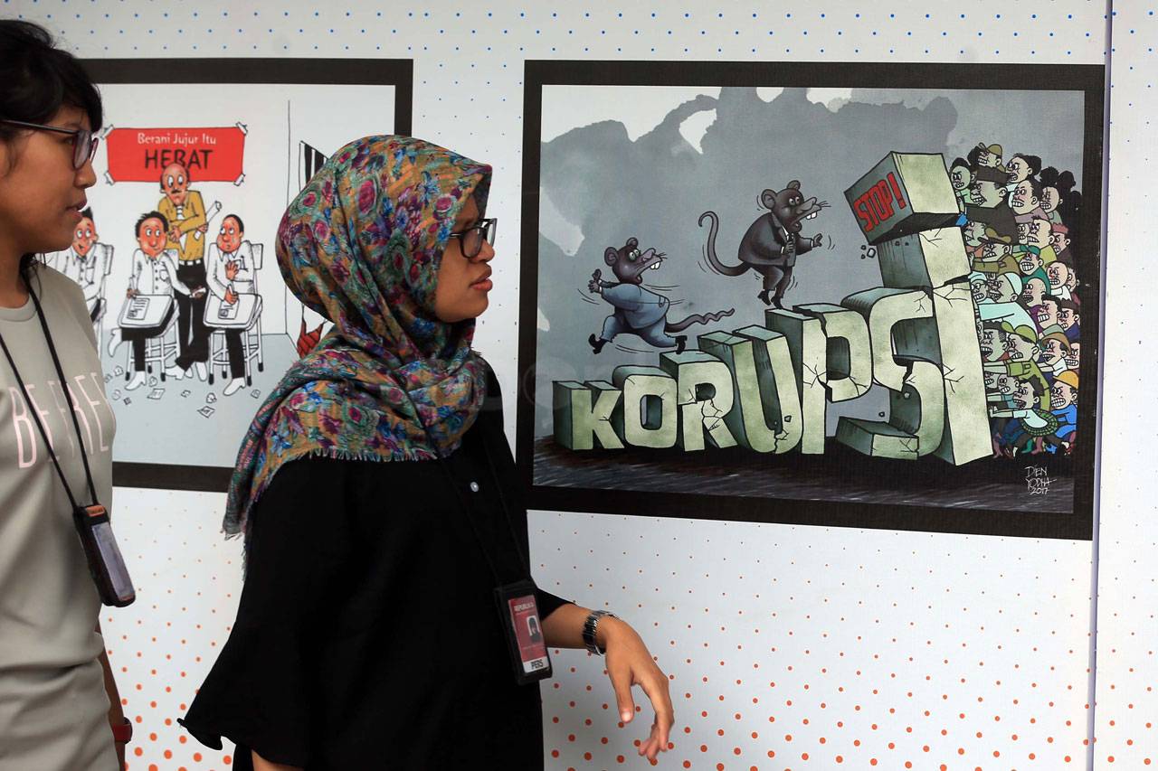 KPK Gelar Pameran Karikatur...