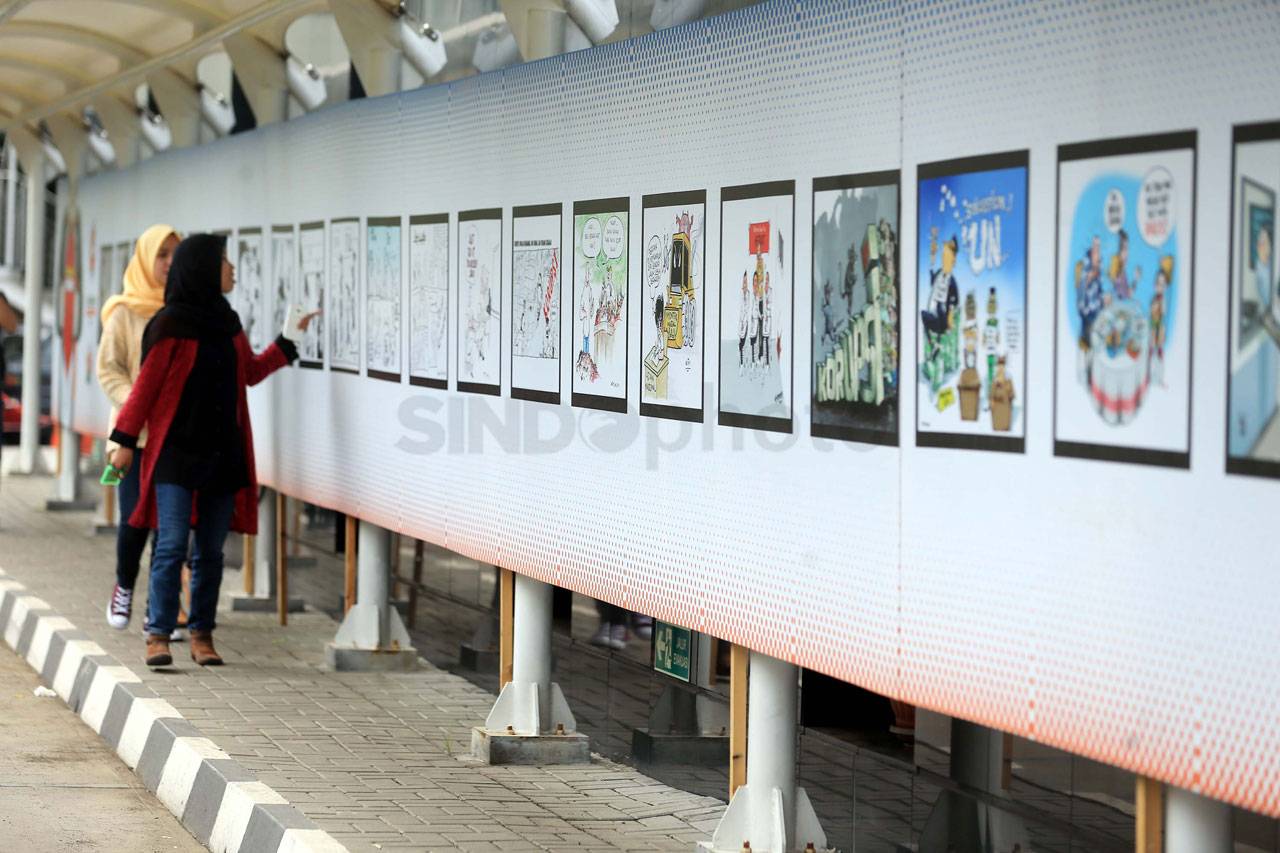 KPK Gelar Pameran Karikatur...