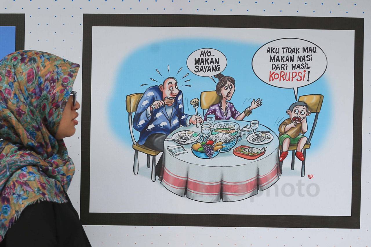 KPK Gelar Pameran Karikatur...