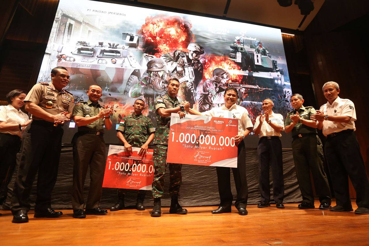 Pindad Berikan Apresiasi...