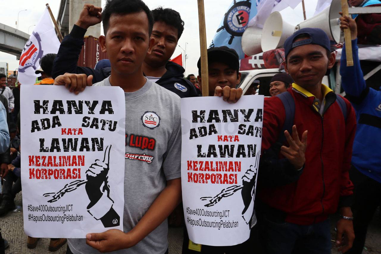 Karyawan JICT Gelar...