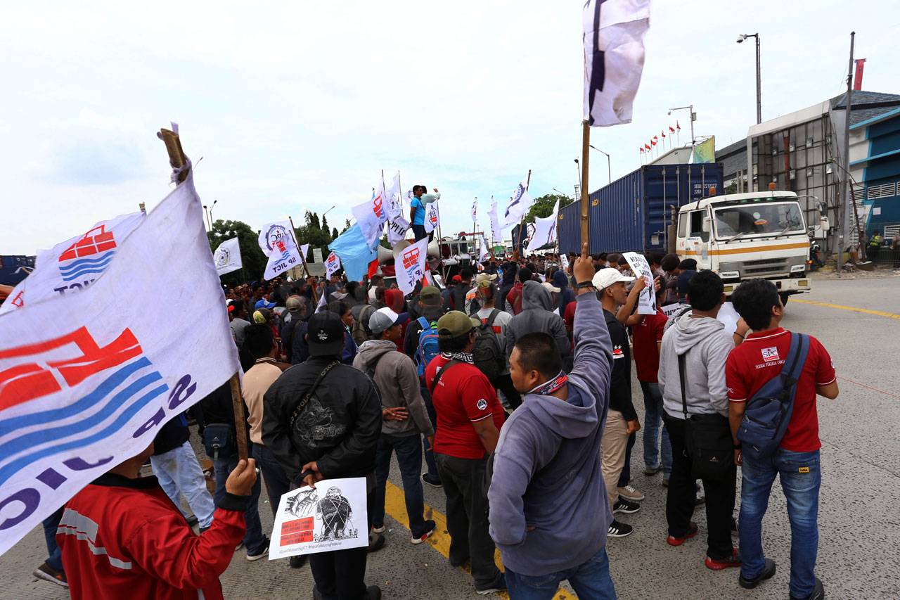 Karyawan JICT Gelar...