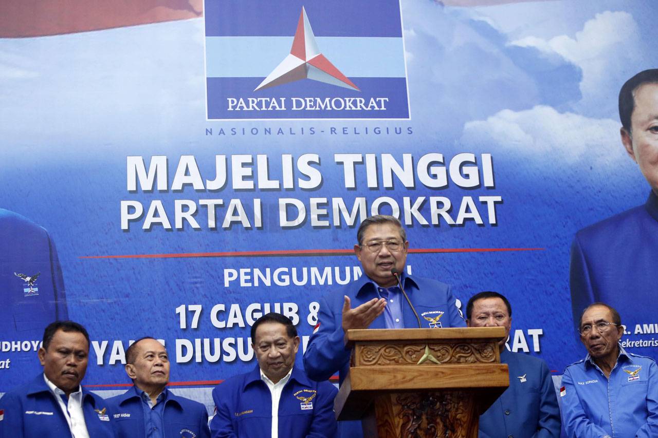 SBY Umumkan 17 Cagub...