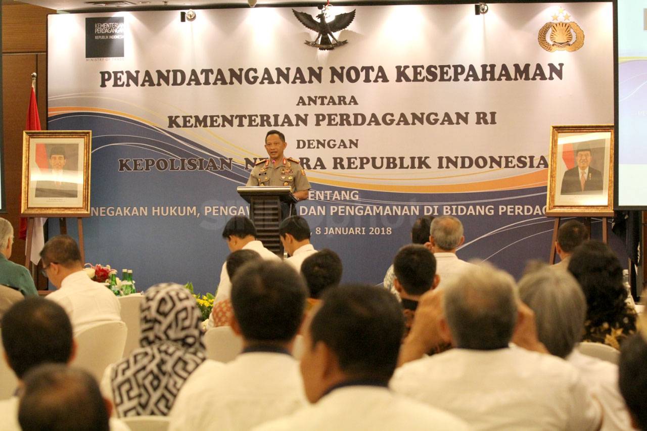 Polri dan Kemendag Jalin...