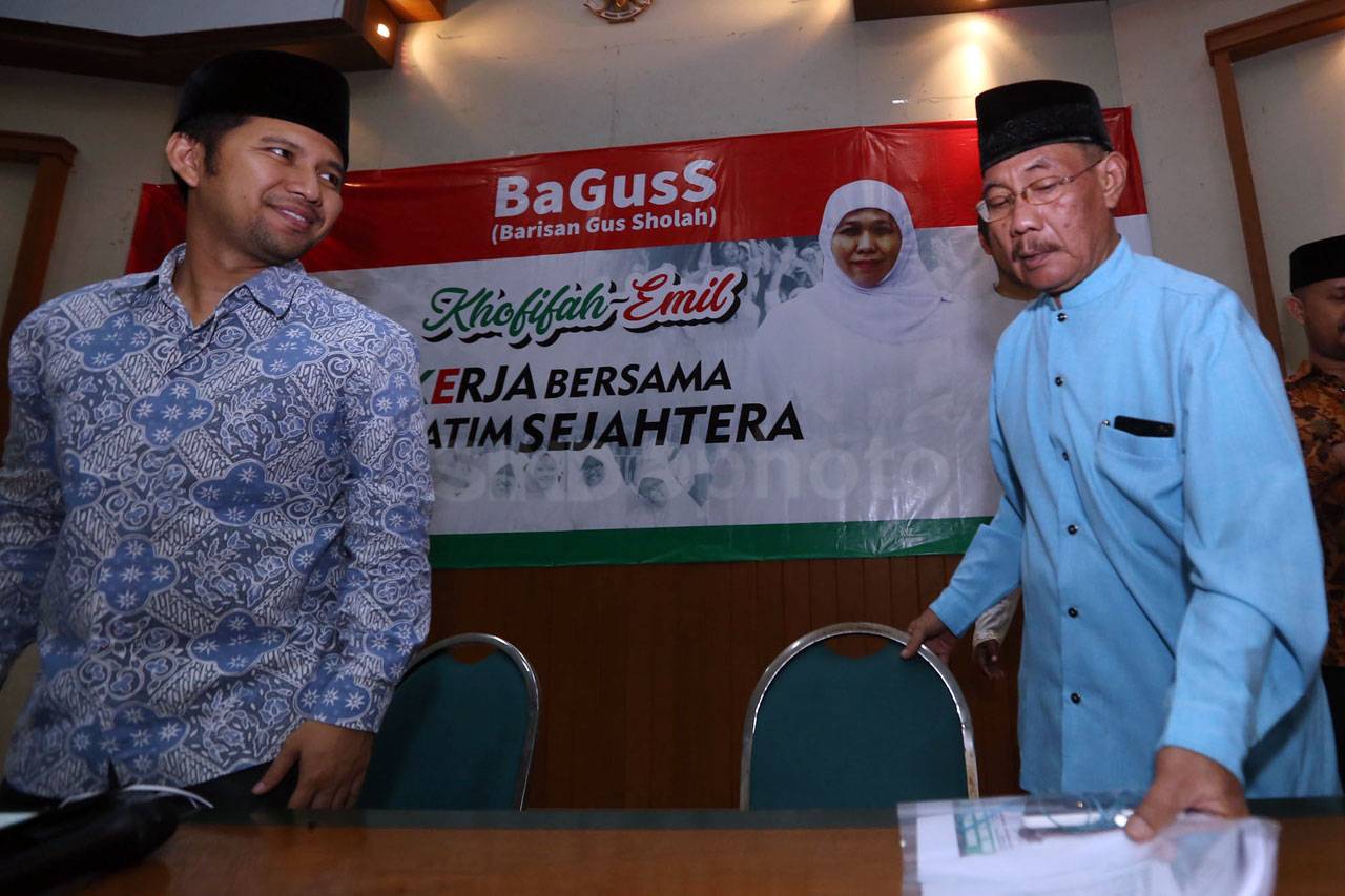 Cawagub Jatim Emil Dardak...