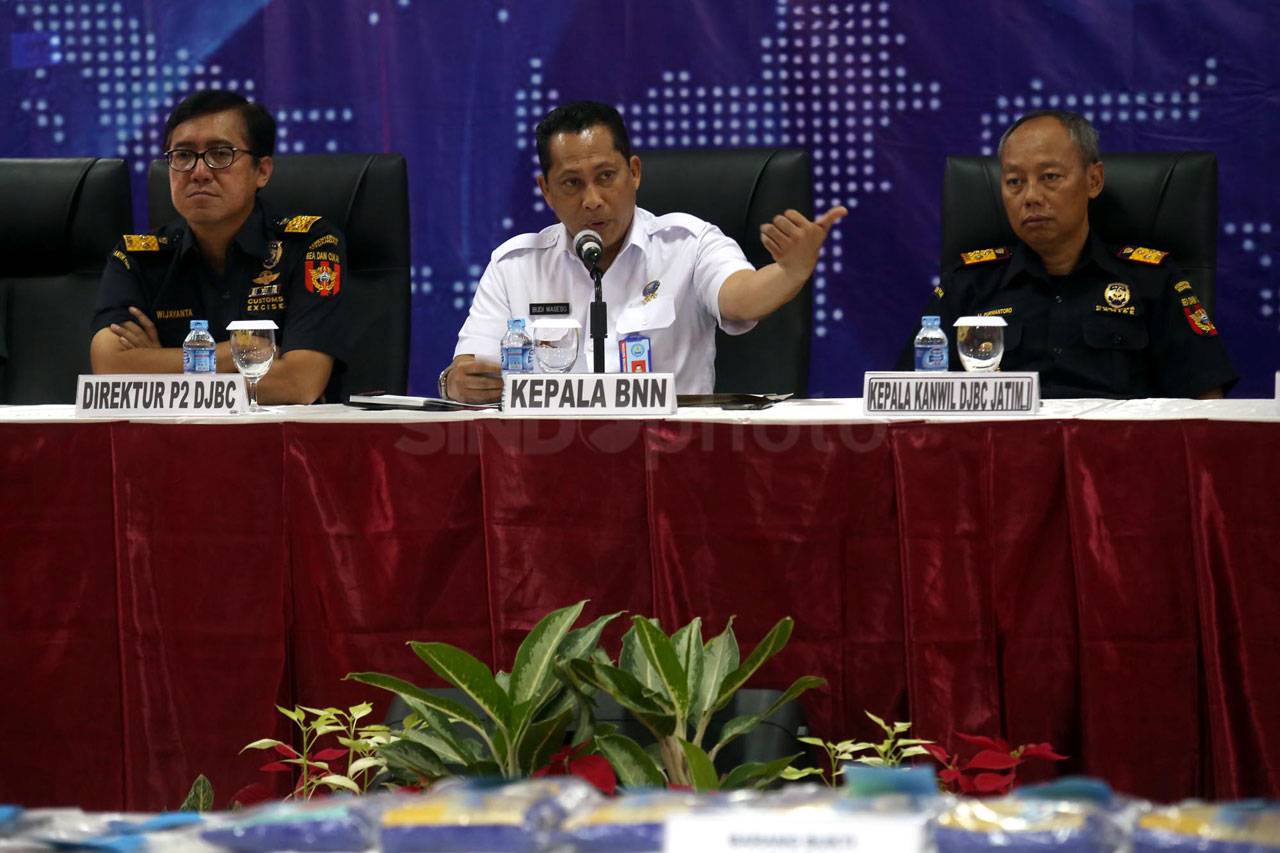 BNN dan Bea Cukai Gagalkan...