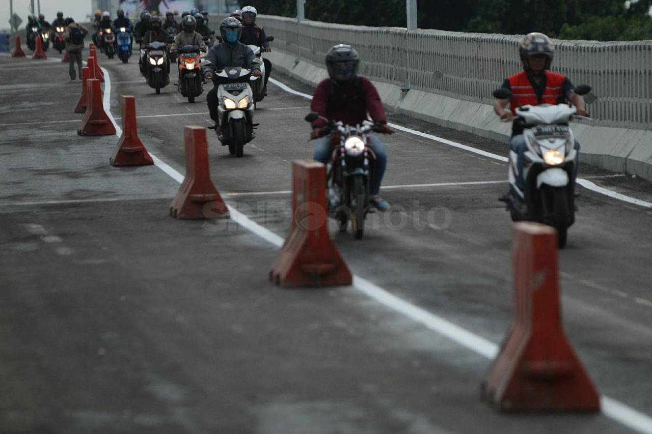 Uji Coba Flyover Pancoran