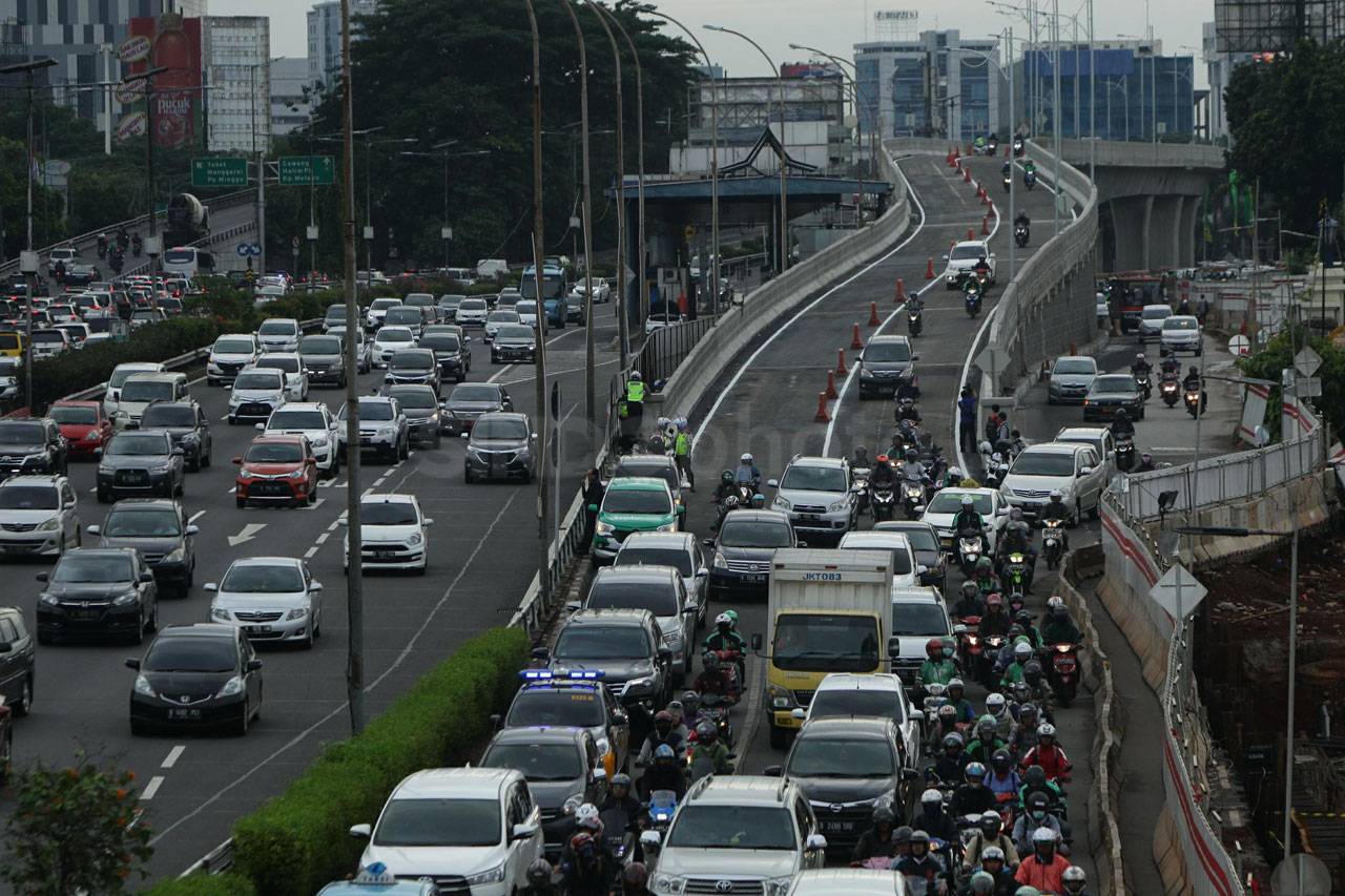 Uji Coba Flyover Pancoran