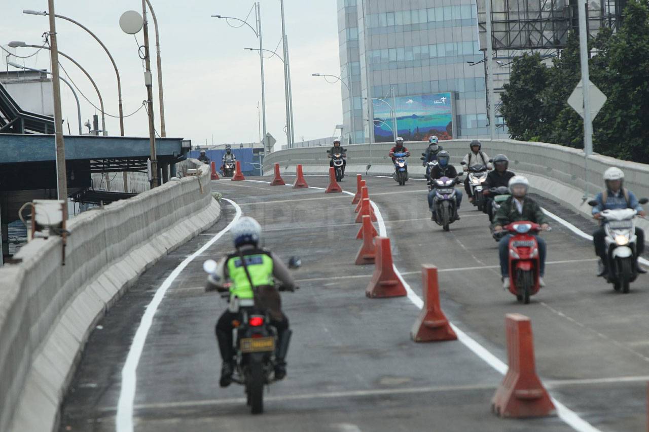 Uji Coba Flyover Pancoran