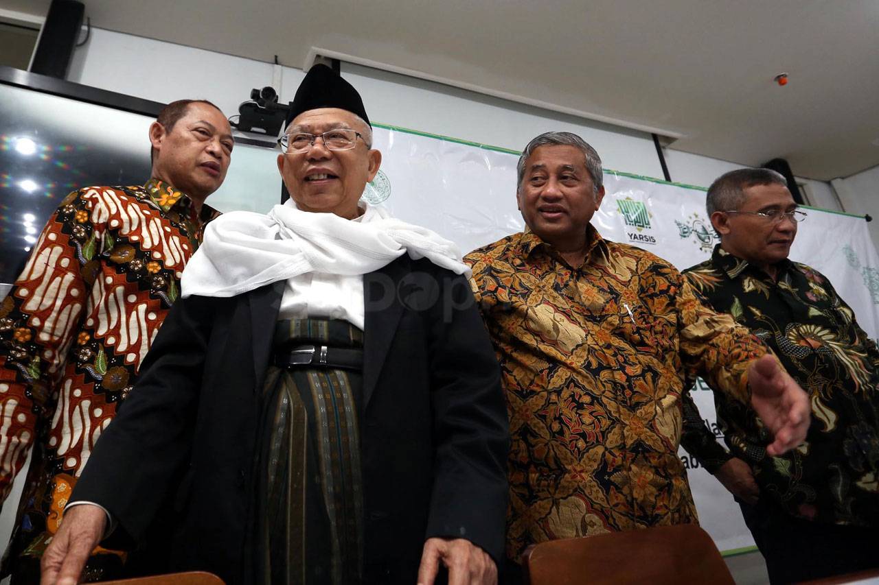 Ketua MUI Maruf Amin...