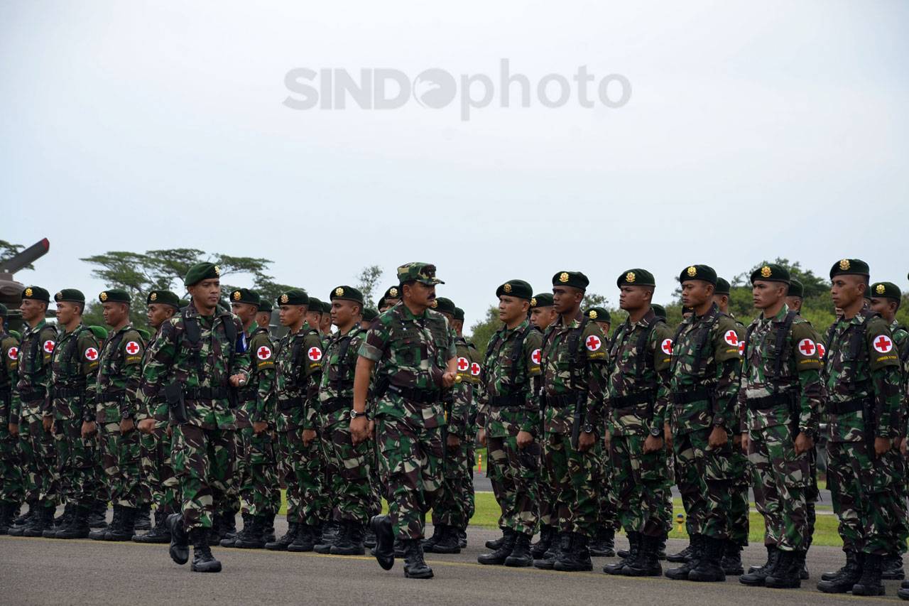 Panglima TNI Lepas Satgas...