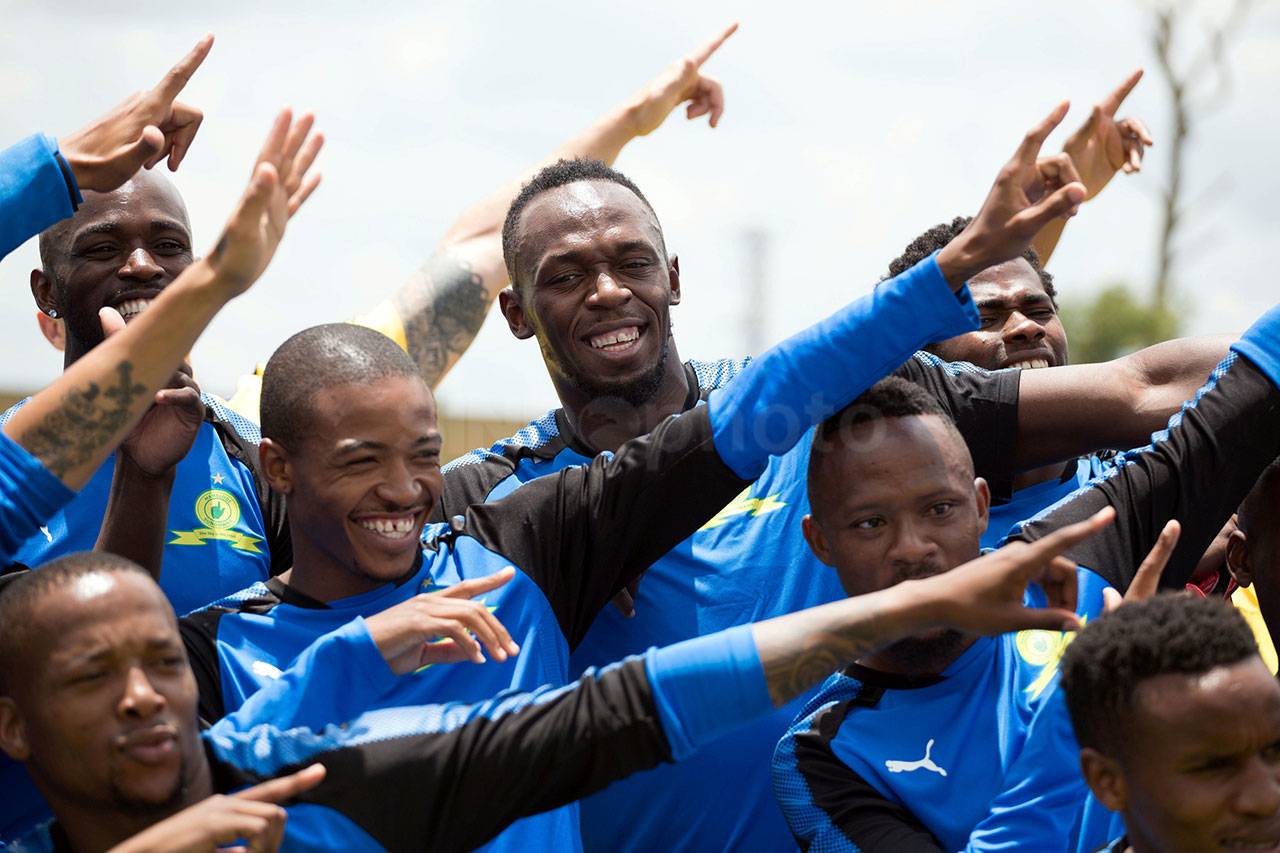 Usain Bolt Berlatih...