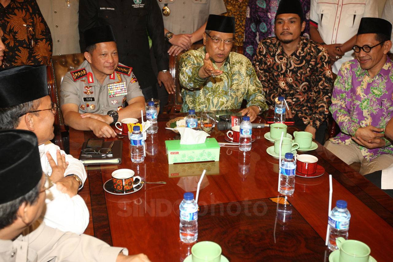 Kapolri Datangi PBNU...