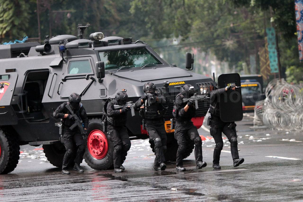 Polisi Gelar Simulasi...