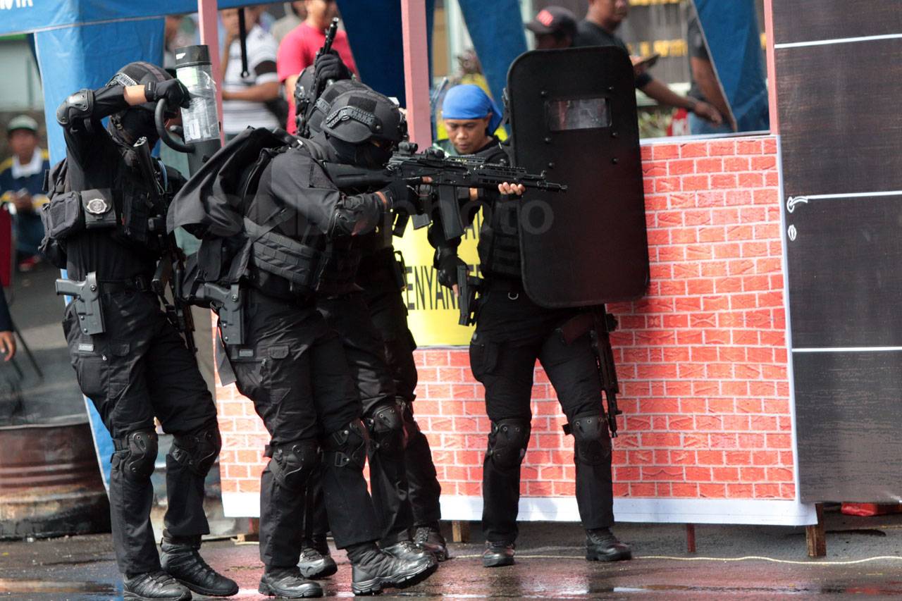 Polisi Gelar Simulasi...
