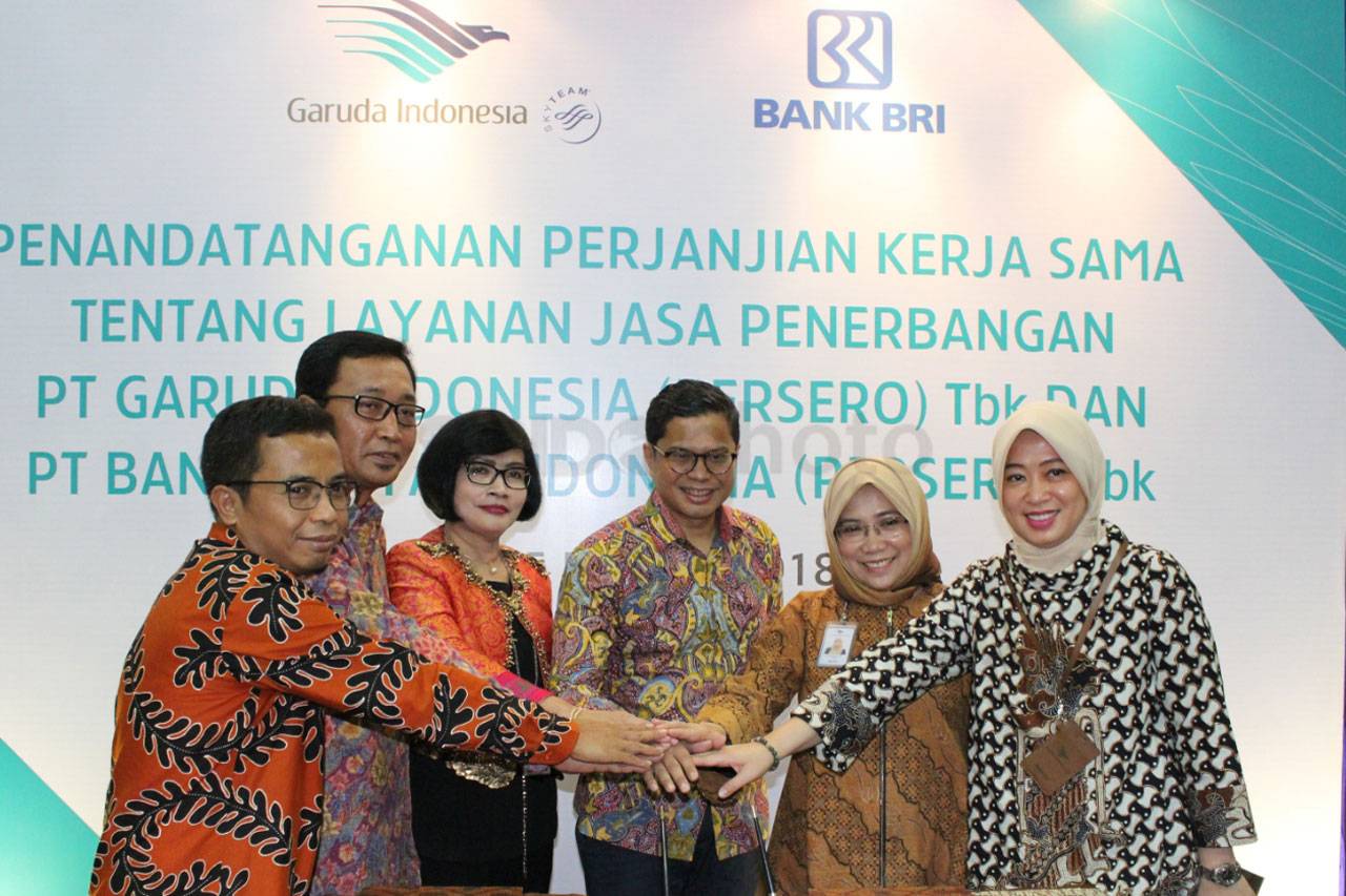 BRI dan Garuda Tandatangani...