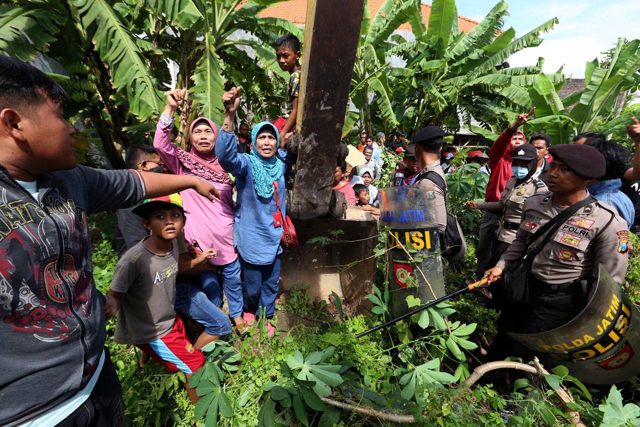 Eksekusi Lahan di Surabaya,...