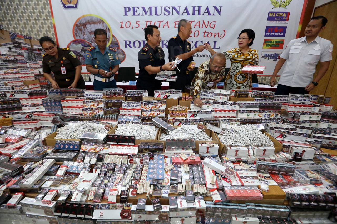 Bea Cukai Juanda Musnahkan...