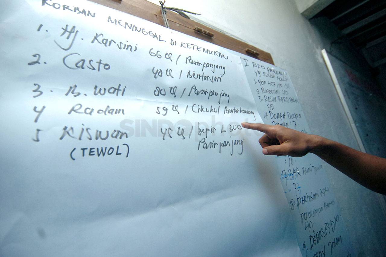 Kondisi Lokasi Banjir...