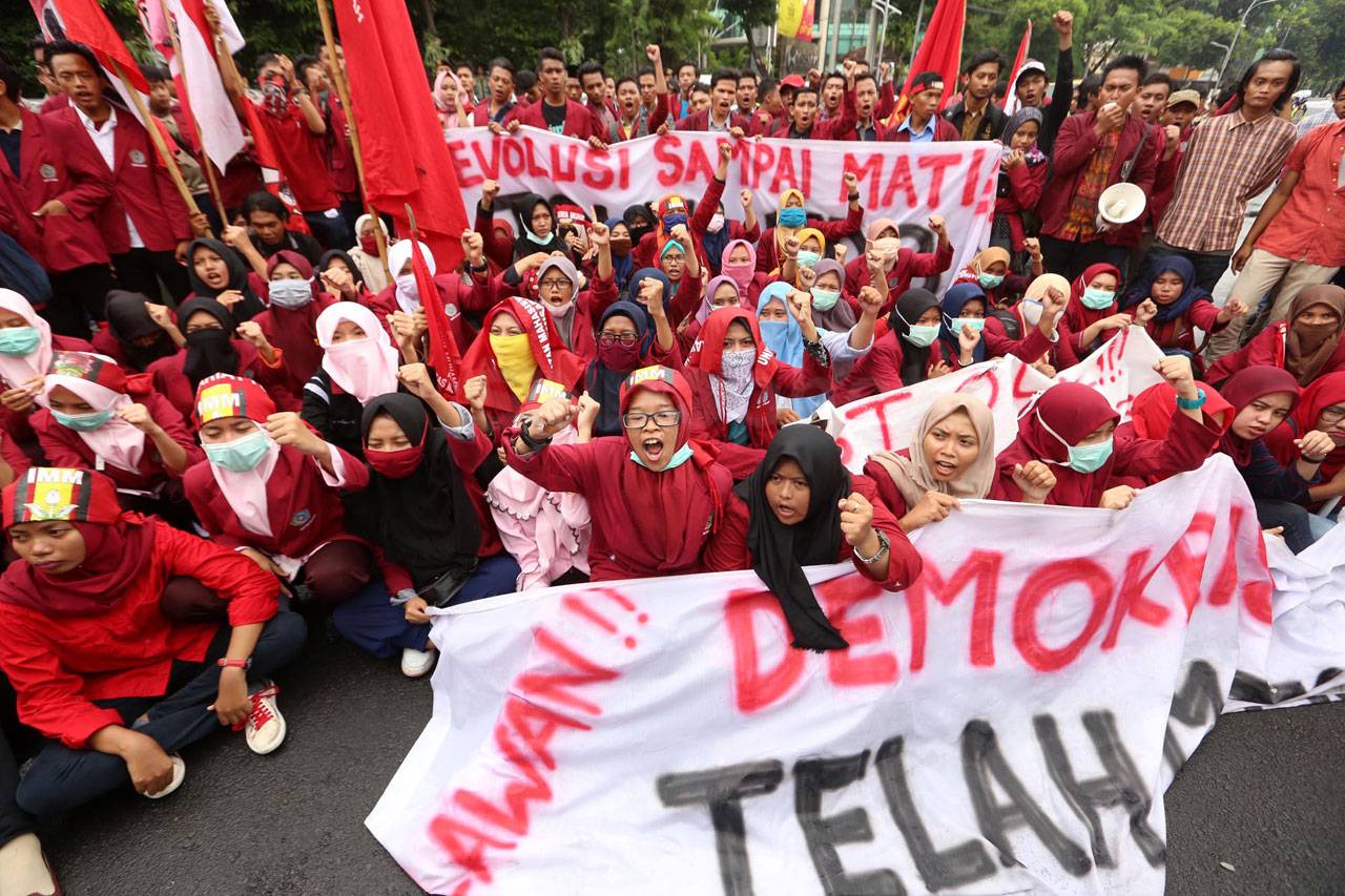 Demo Tolak UU MD3 di...