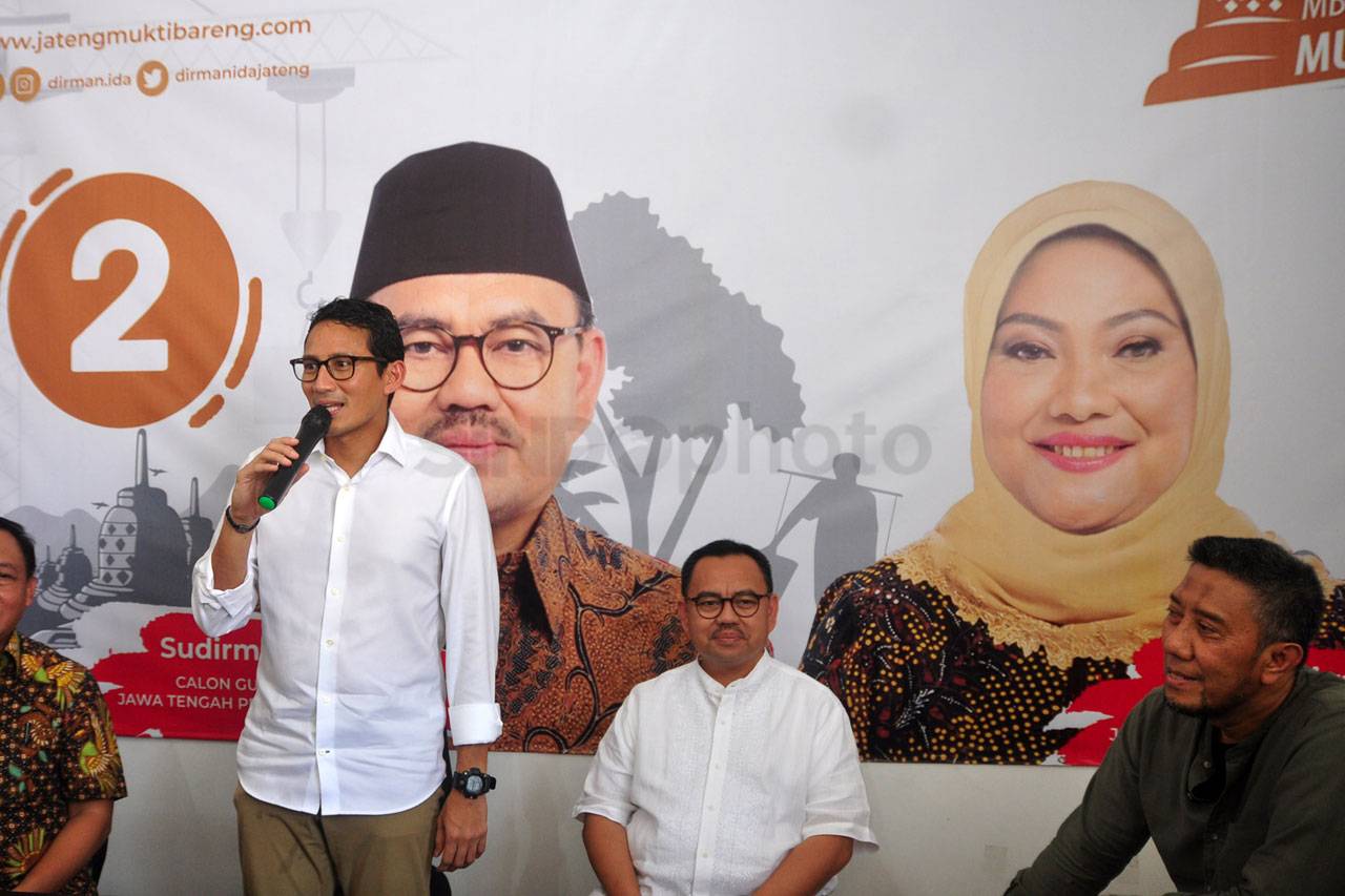 Sandiaga Uno Temui Relawan...