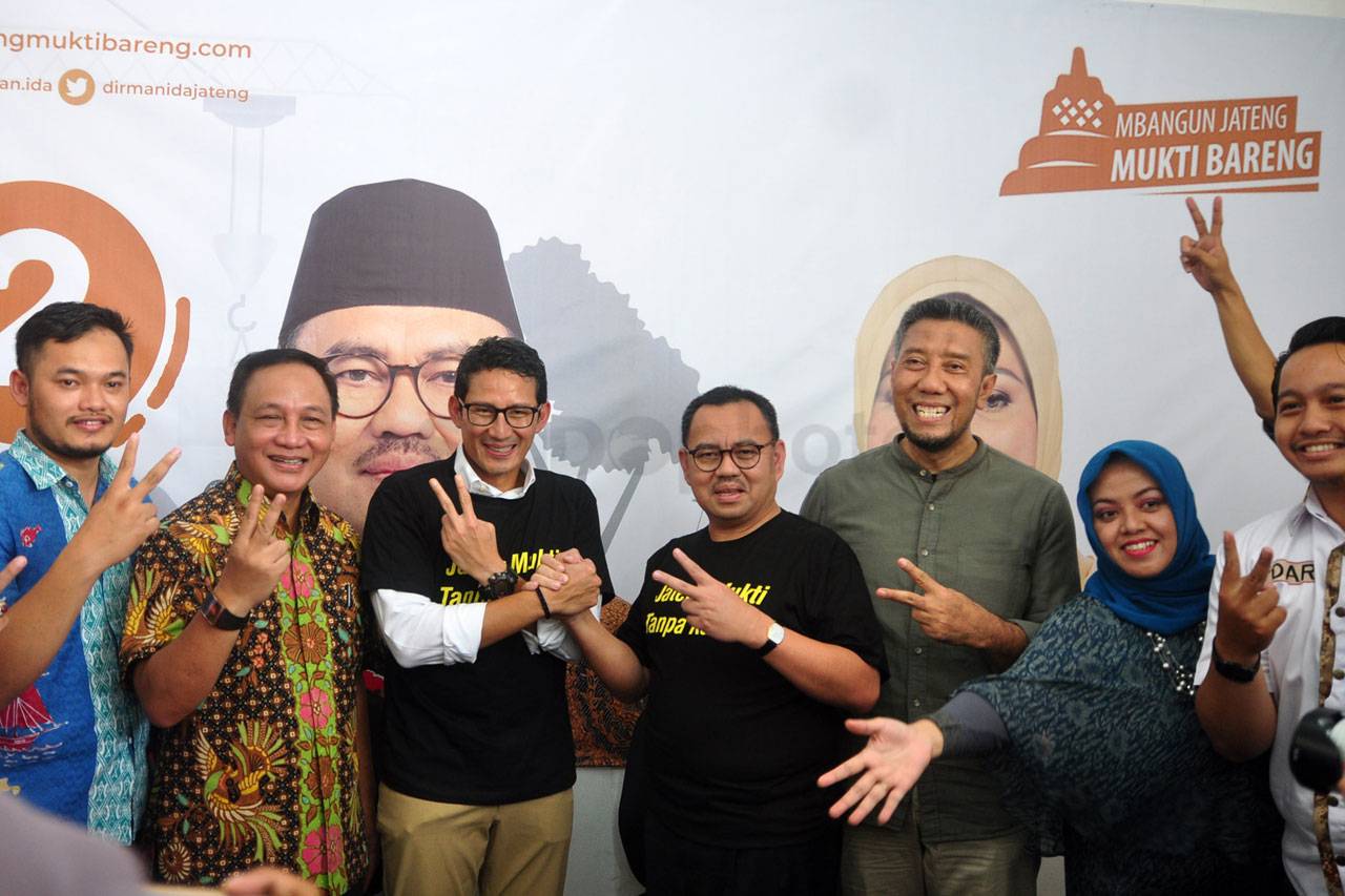 Sandiaga Uno Temui Relawan...