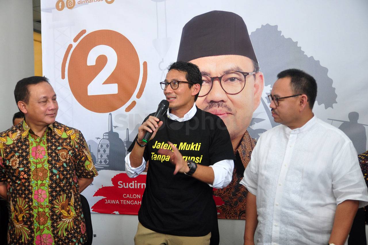 Sandiaga Uno Temui Relawan...