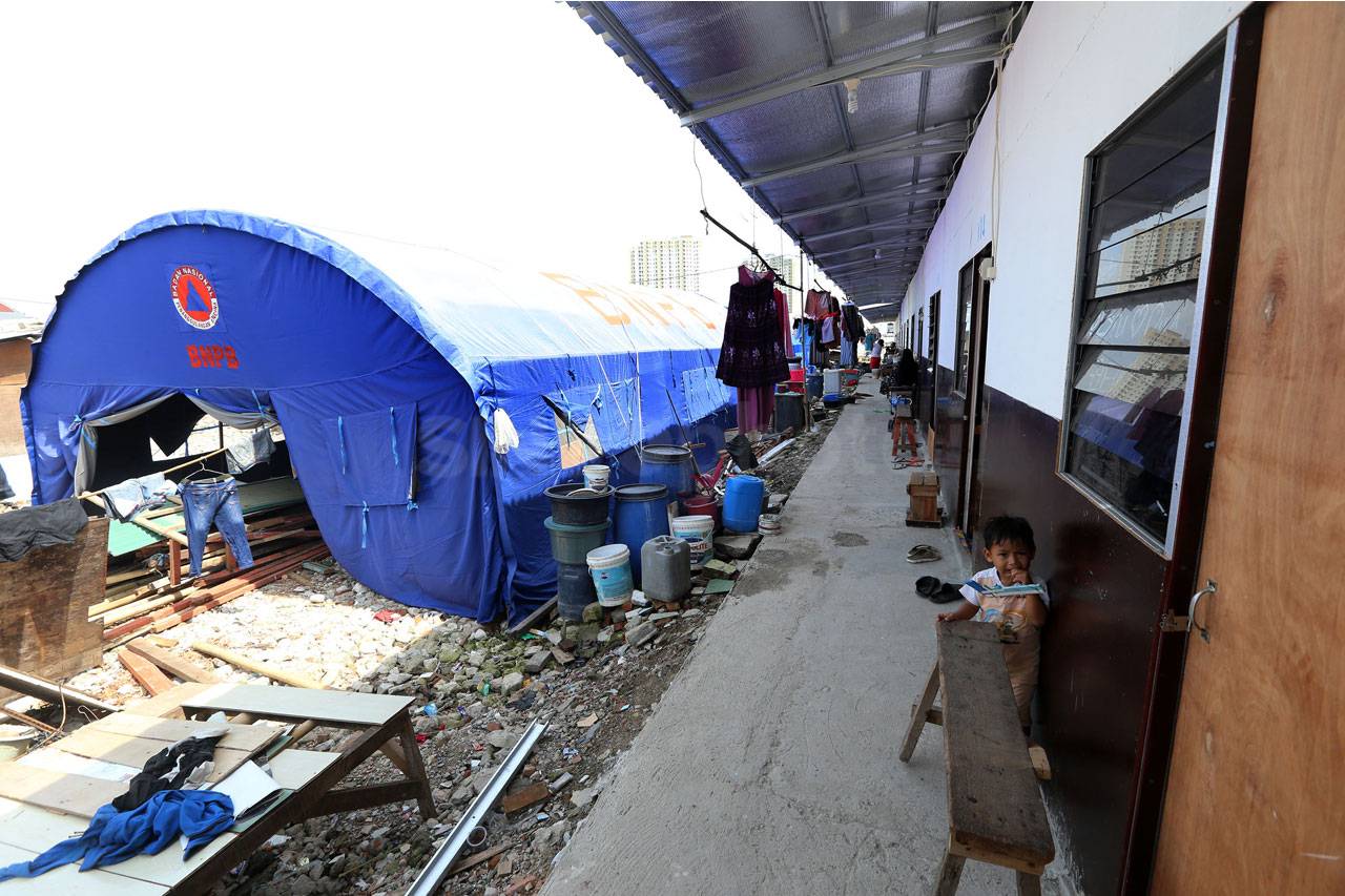 Shelter di Kampung Akuarium...