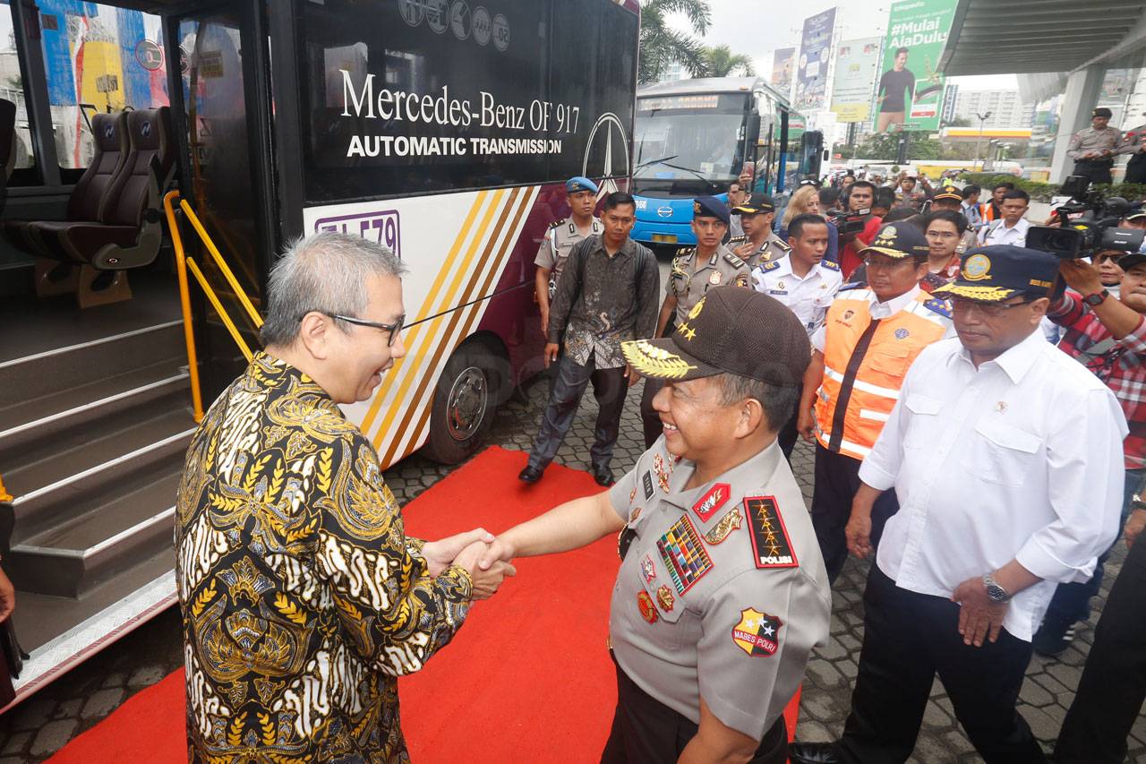 Menhub dan Kapolri Resmikan...