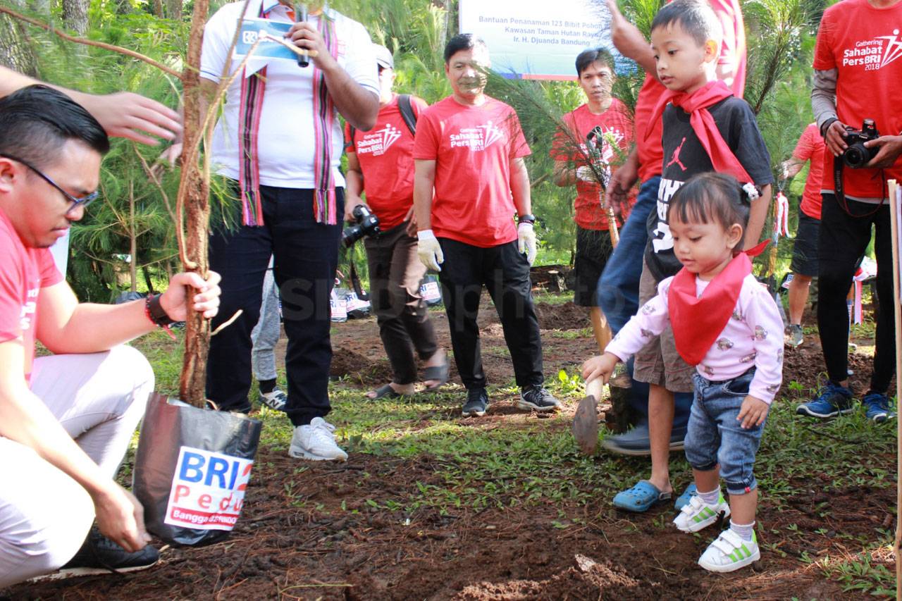 BRI Tanam Pohon di Taman...