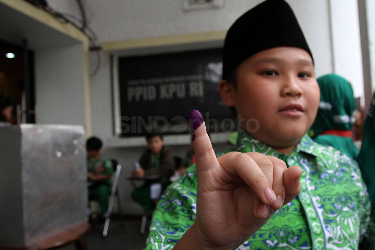 KPU Gelar Simulasi Pilpres...